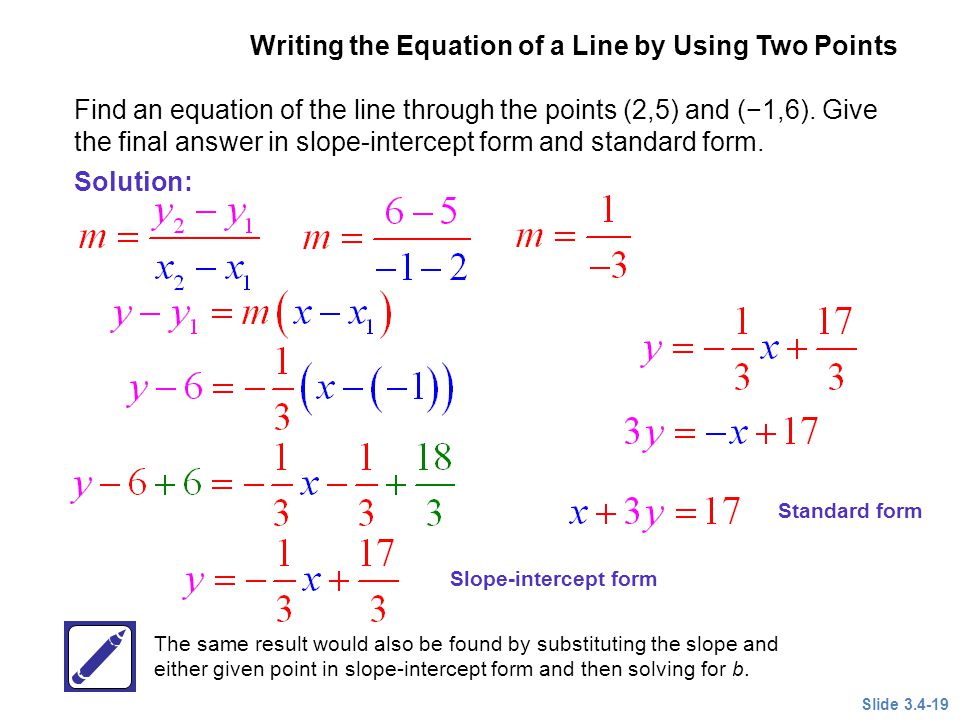 Intro to linear equation standard form